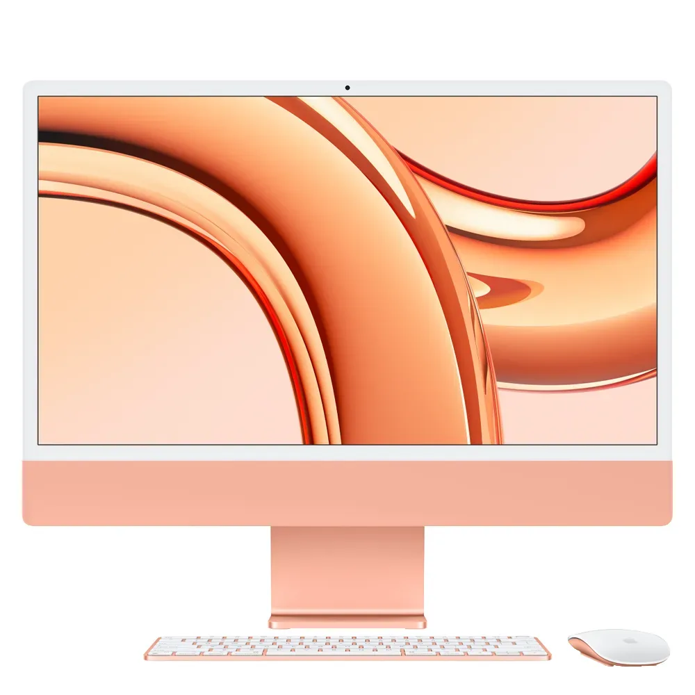 Моноблок Apple iMac 4.5K 24" (M3 8 CPU/10 GPU, 2023) 16/2TB, Orange (Оранжевый)