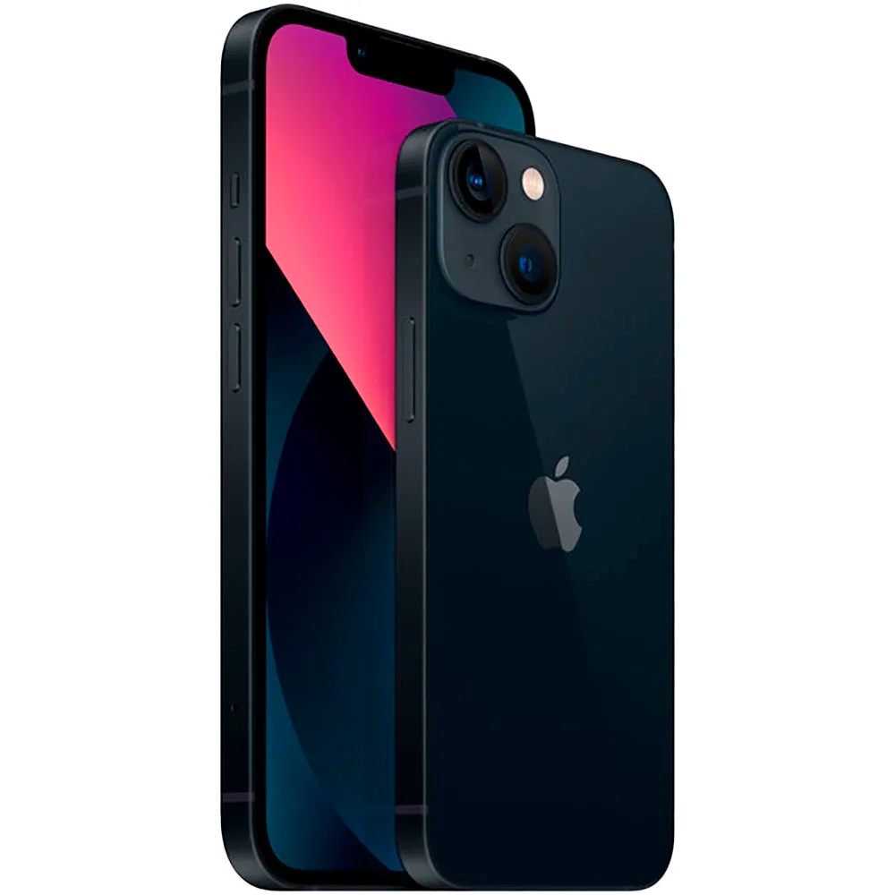 Смартфон Apple iPhone 13 128GB Dual Sim, Midnight (Черный)