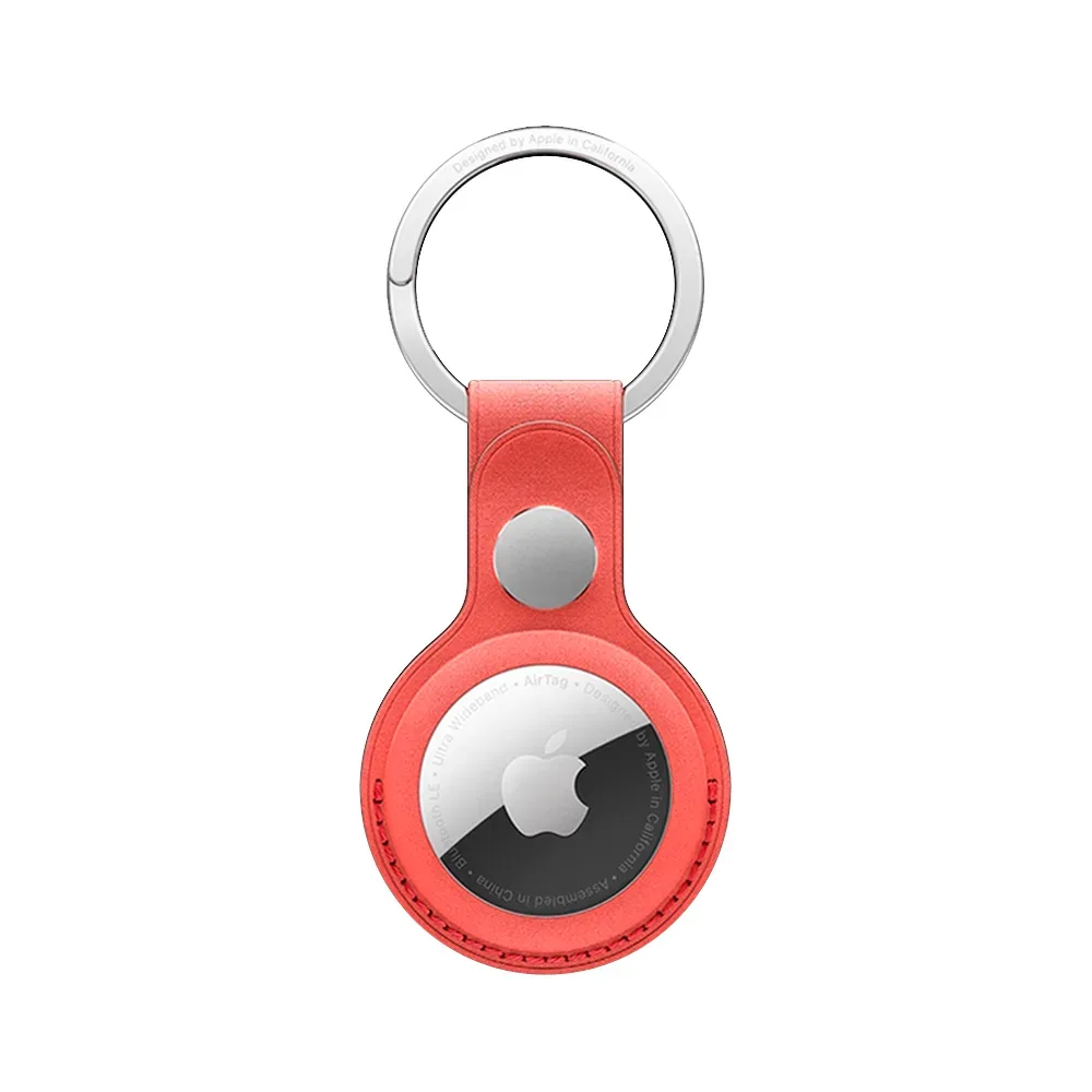Тканевый брелок с заводным кольцом Apple FineWoven Key Ring для AirTag, Coral (Коралловый)