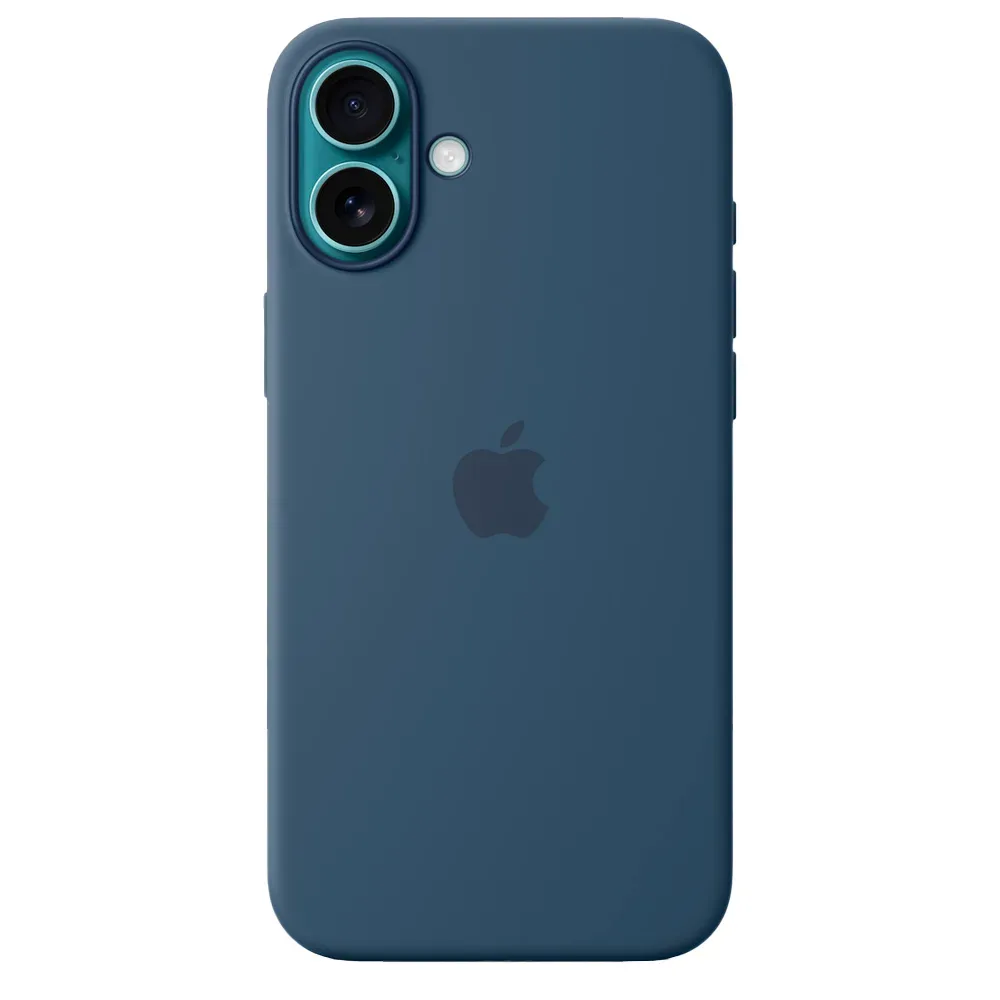 Силиконовый чехол с поддержкой MagSafe Apple Silicone Case для iPhone 16 Plus, Denim (Деним)