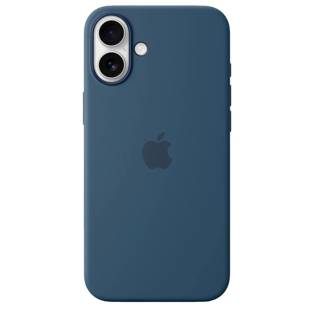 Силиконовый чехол с поддержкой MagSafe Apple Silicone Case для iPhone 16 Plus, Denim (Деним)