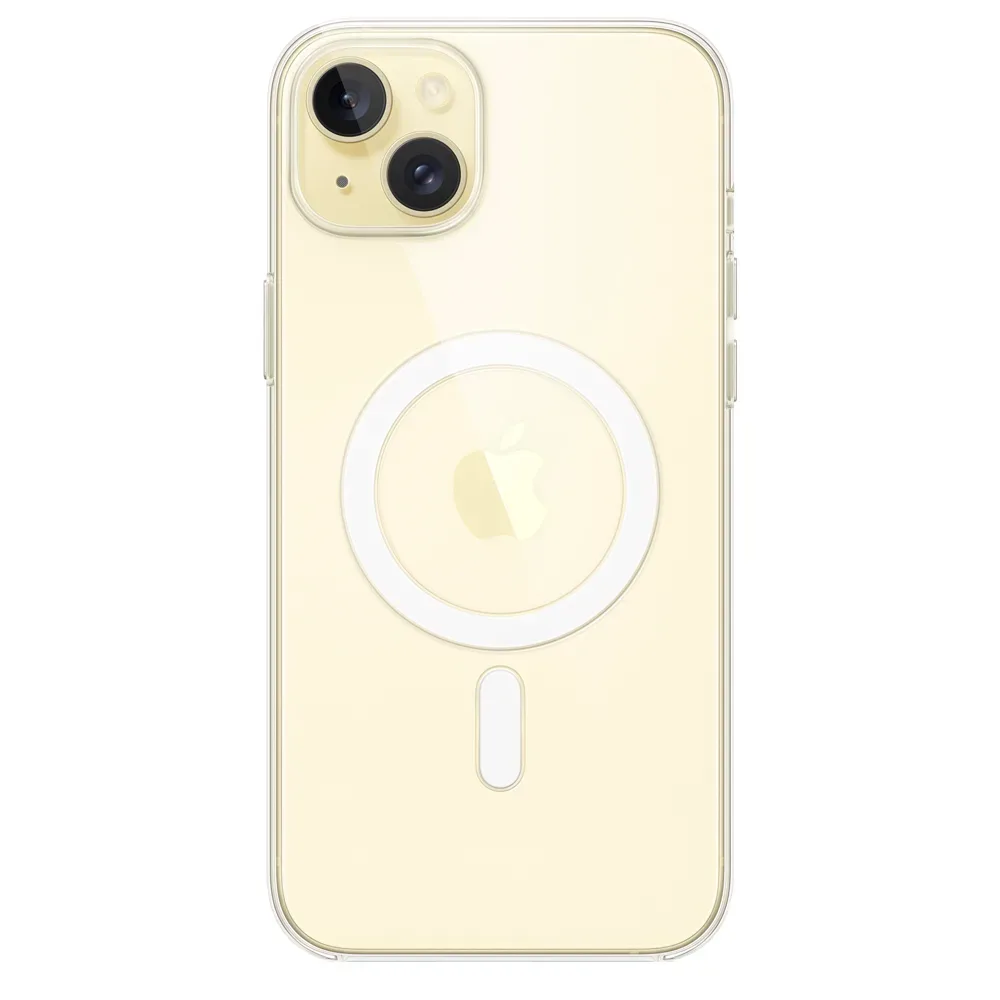 Прозрачный чехол с поддержкой MagSafe Apple Clear Case для iPhone 15 Plus