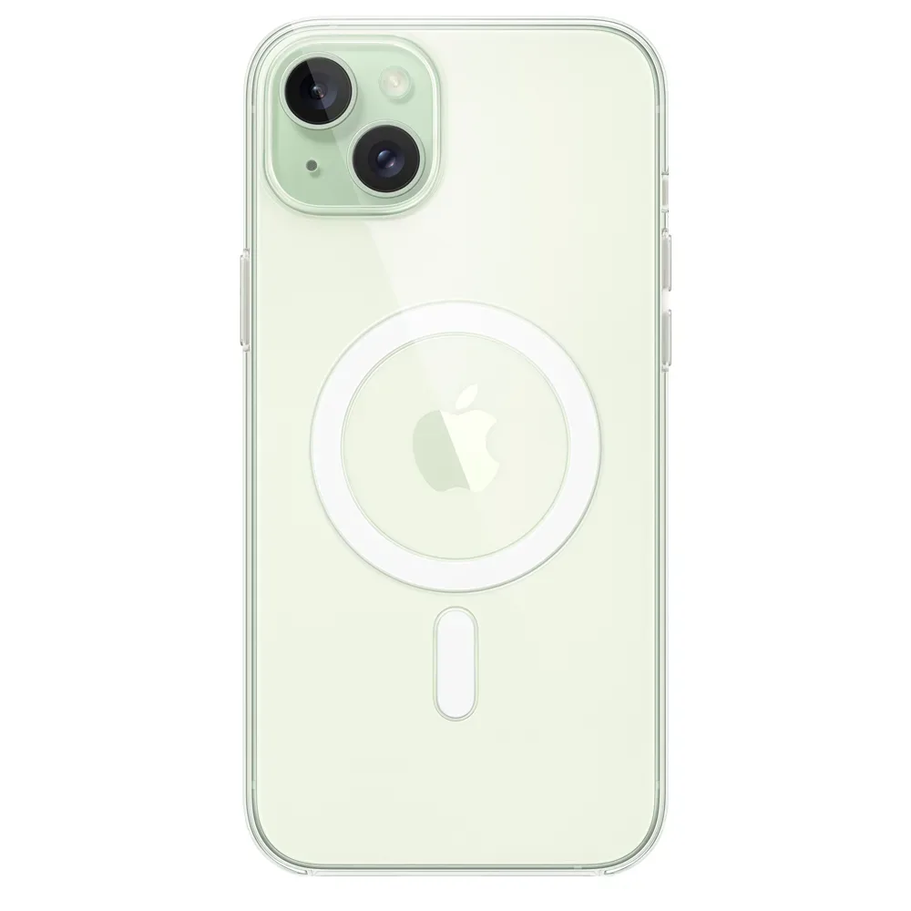 Прозрачный чехол с поддержкой MagSafe Apple Clear Case для iPhone 15 Plus