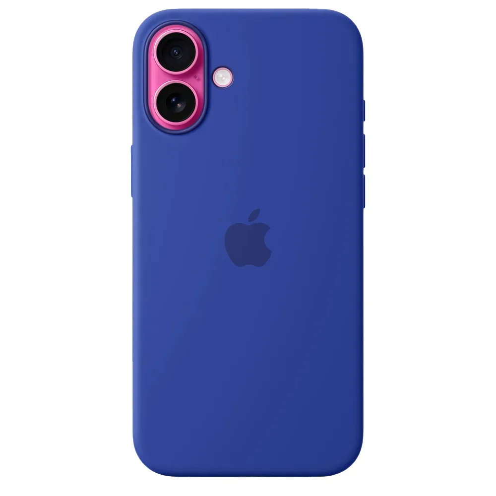 Силиконовый чехол с поддержкой MagSafe Apple Silicone Case для iPhone 16 Plus, Ultramarine (Ультрамарин)
