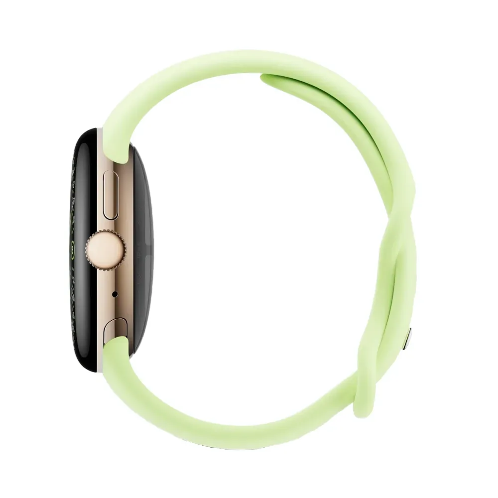 Умные часы Google Pixel Watch 4 Wi-Fi, 41mm, Champagne Gold/Lemongrass (Золотой/Желтый)