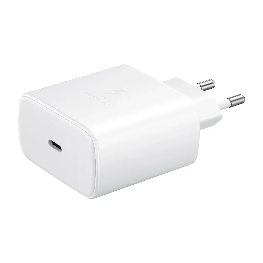 Сетевое зарядное устройство Samsung EP-TA845, USB-C + кабель Type-C, 45Вт, White (Белый)