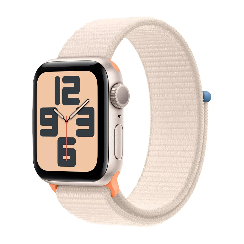 Умные часы Apple Watch SE 2 (2023) GPS, 40mm, Aluminium Case with Sport Loop, Starlight (Сияющая звезда)