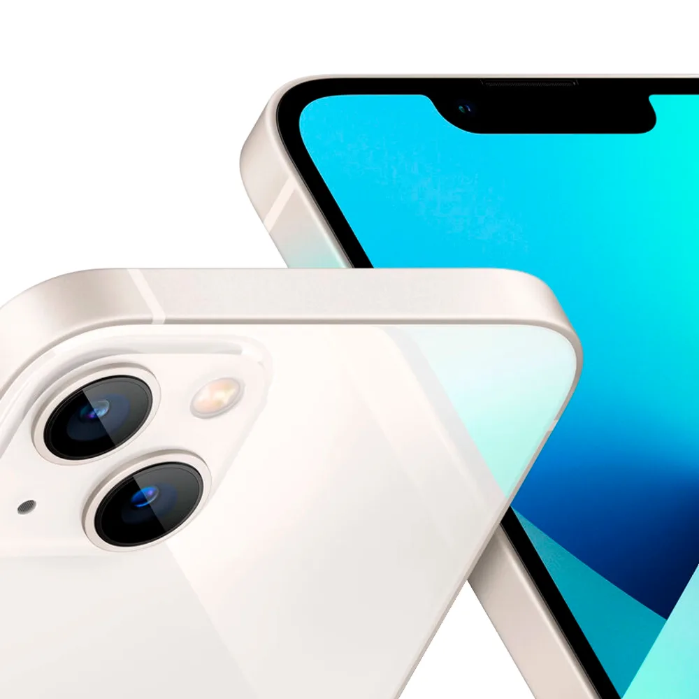 Смартфон Apple iPhone 13 128GB Dual Sim, Starlight (Белый)
