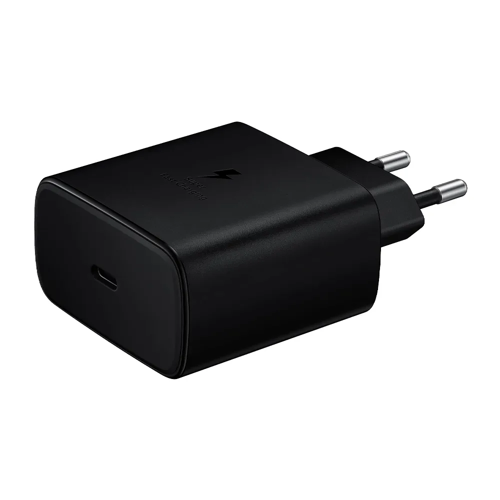 Сетевое зарядное устройство Samsung EP-TA845, USB-C + кабель Type-C, 45Вт, Black (Черный)
