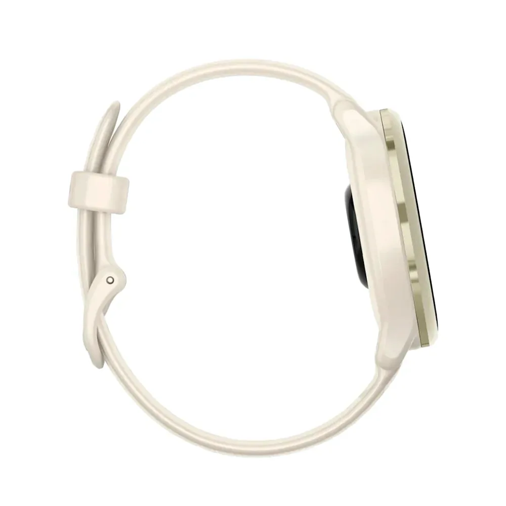 Умные часы Garmin Vivoactive 6, 42.2mm, Lunar Gold with Bone Band (010-02985-01)