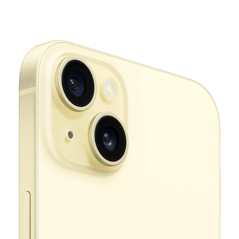 Смартфон Apple iPhone 15 Plus 128GB, Nano-SIM + eSIM, Yellow (Желтый)