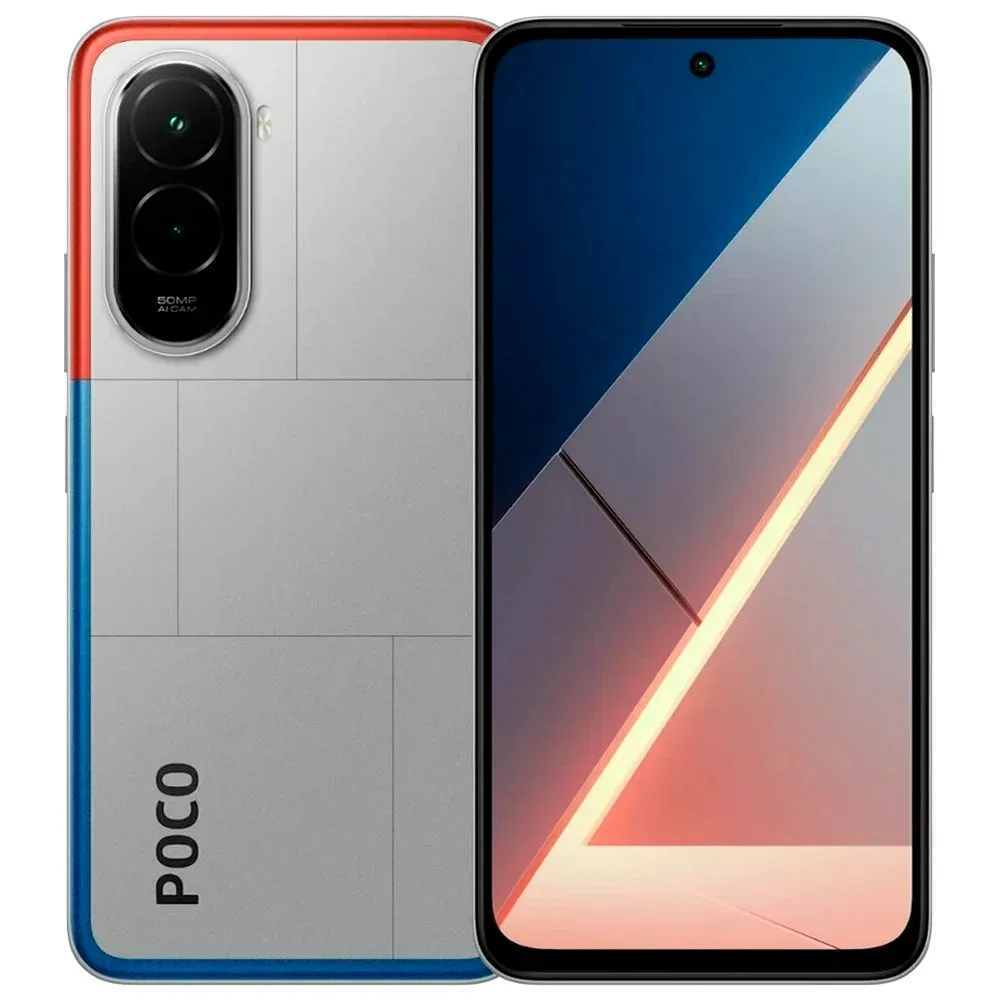 Смартфон Xiaomi Poco M7 6/128GB, Silver (Серебро)
