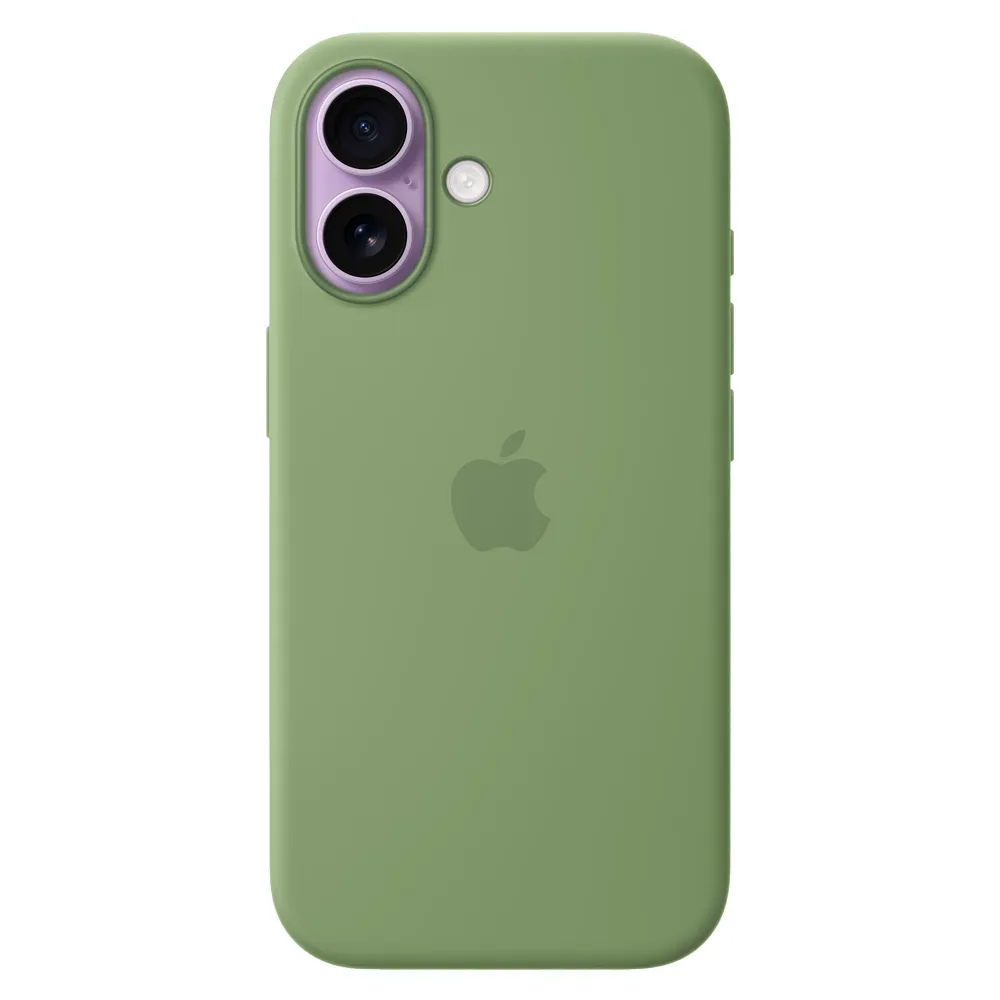 Силиконовый чехол Apple Silicone Case with MagSafe для iPhone 17, Light Moss