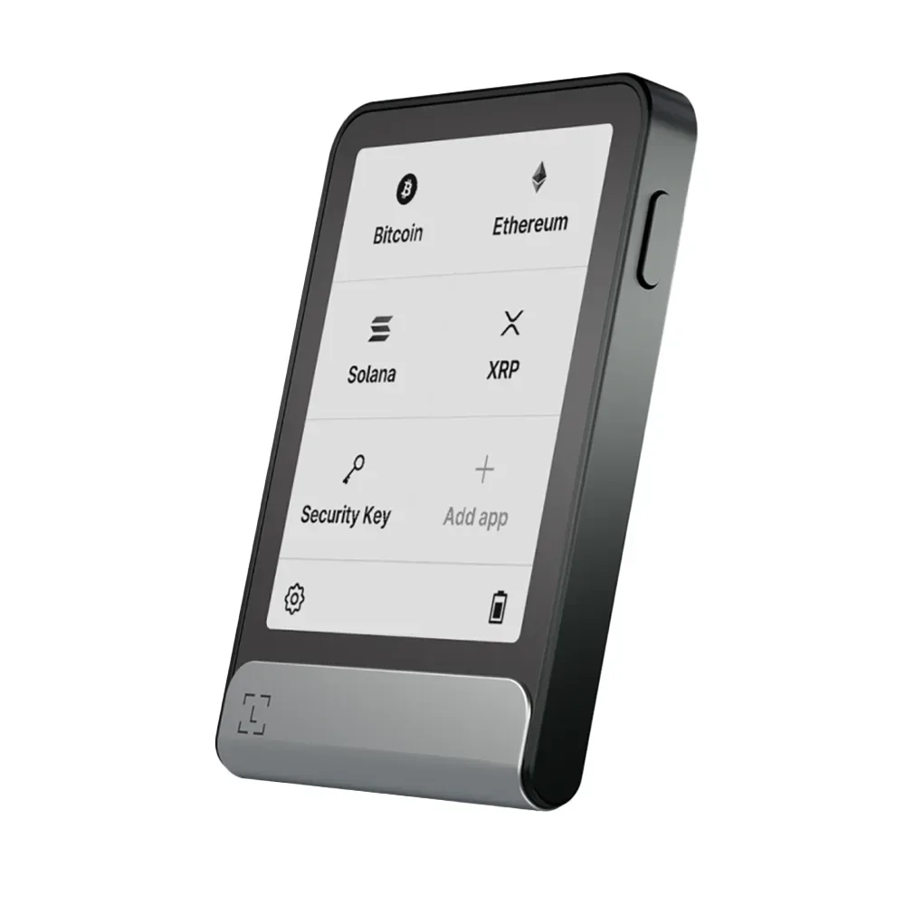 Аппаратный криптовалютный кошелёк с сенсорным экраном Ledger Flex, Graphite (Графитовый)