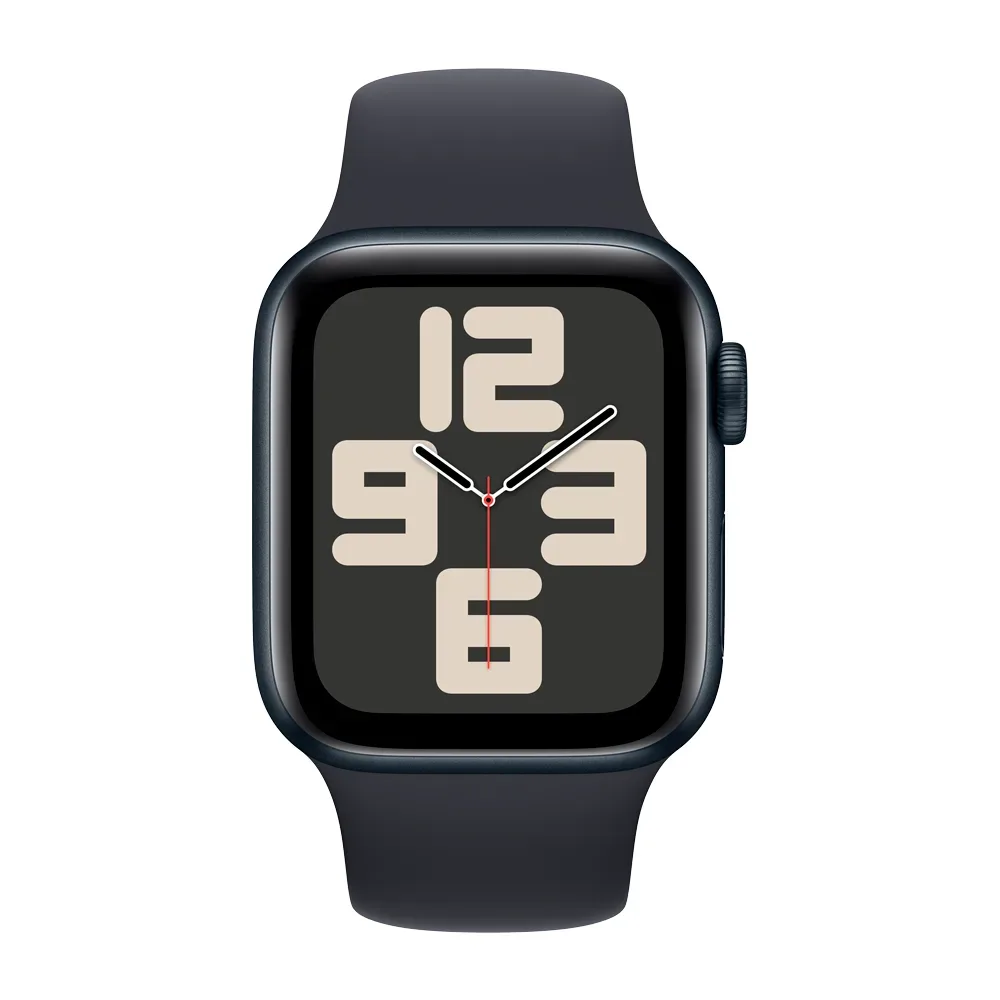 Умные часы Apple Watch SE 2 (2024) GPS, 40mm, Midnight Aluminium Case with Sport Band M/L, Midnight (Темная ночь)