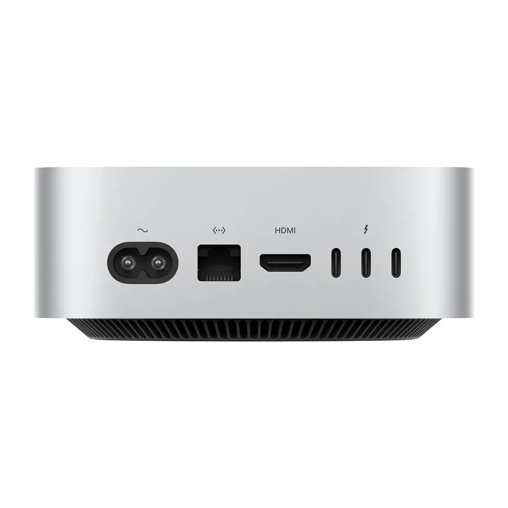Компьютер Apple Mac mini (M4, 10 CPU/10 GPU, 2024) 16/256GB, Silver (Серебристый) MU9D3