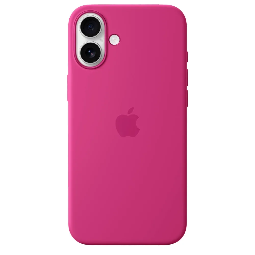 Силиконовый чехол с поддержкой MagSafe Apple Silicone Case для iPhone 16 Plus, Fuchsia (Фуксия)