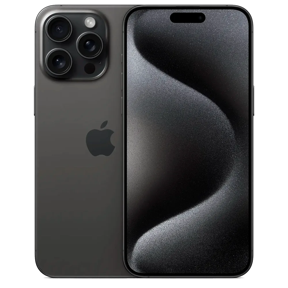 Смартфон Apple iPhone 15 Pro Max 512GB eSIM, Black Titanium (Черный)