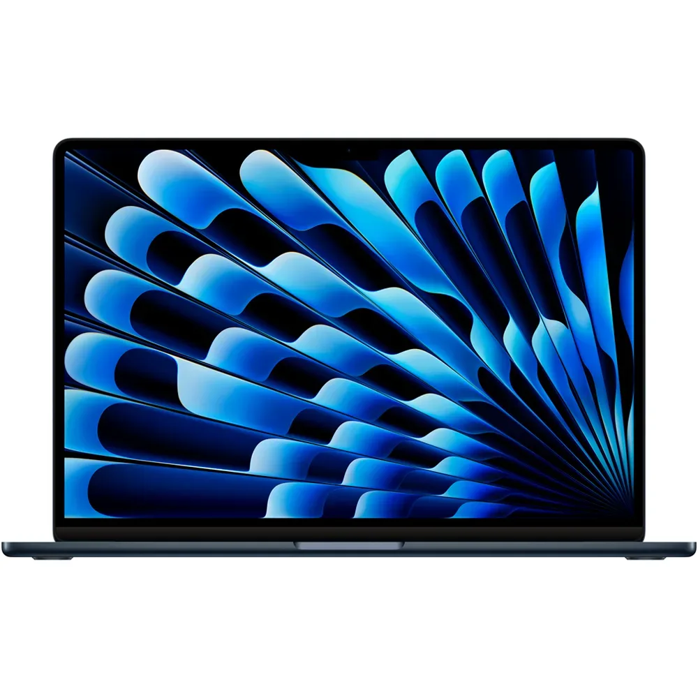 Ноутбук Apple MacBook Air 15 (M4, 10C/10C), 16/256GB, Midnight (Темная ночь) MW1L3