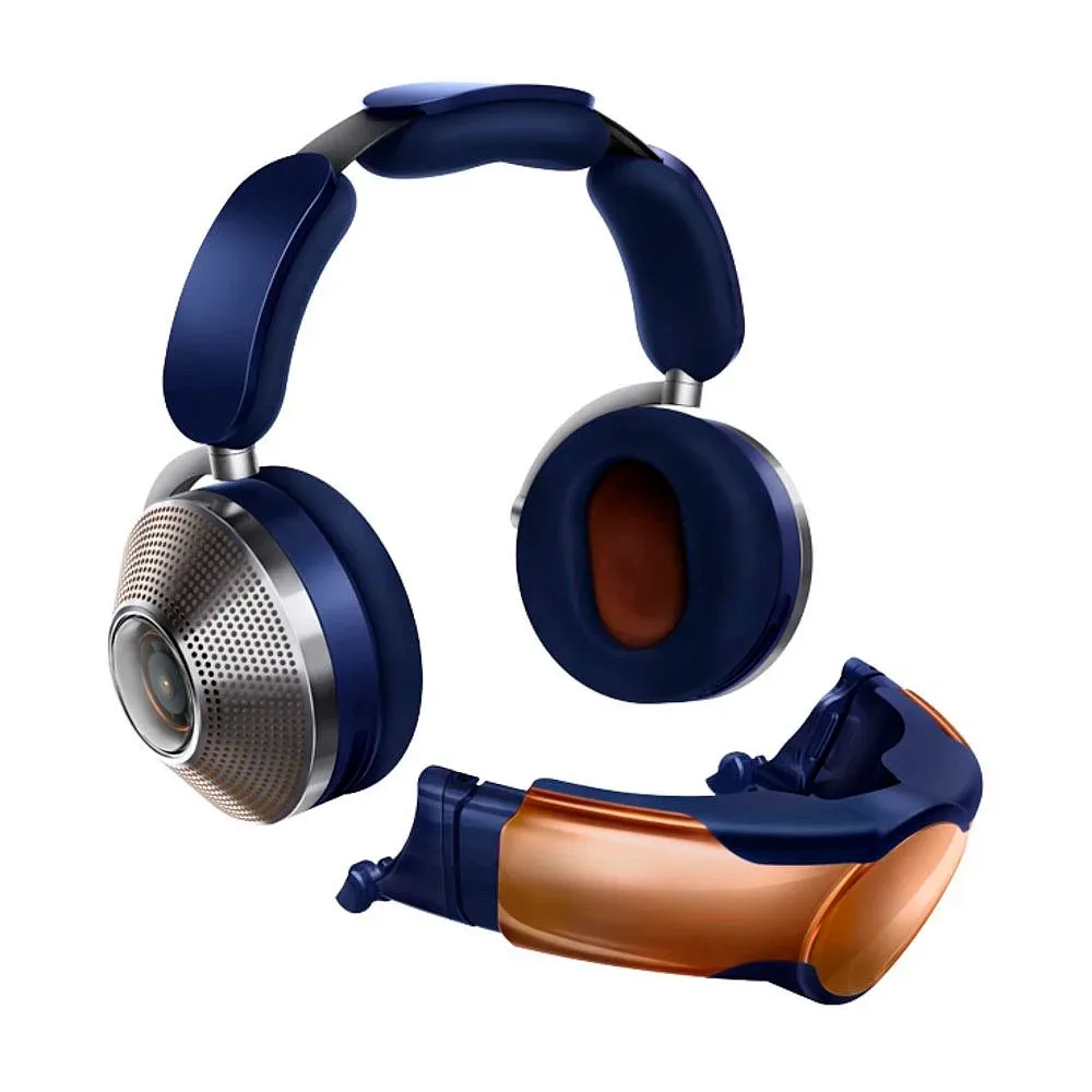 Беспроводные наушники Dyson Zone Absolute+, Prussian Blue/Bright Copper (Синий/Медный)