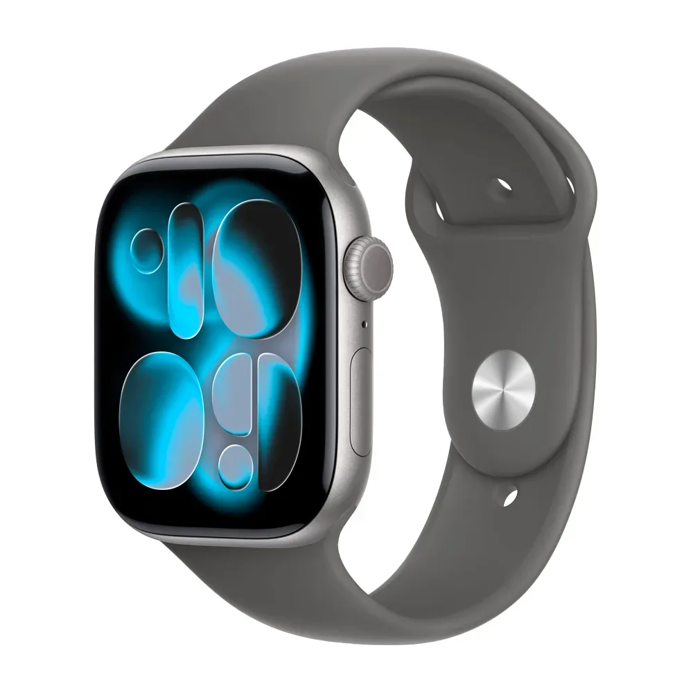 Умные часы Apple Watch Series 11 GPS, 46mm, Space Gray Aluminium Case with Stone Gray Sport Band, S/M