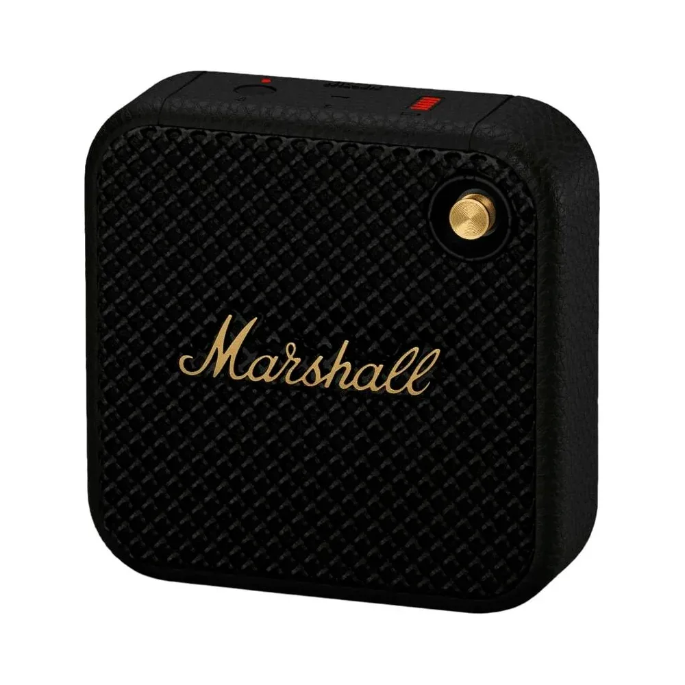 Портативная акустика Marshall Willen, Black & Brass (Черный)