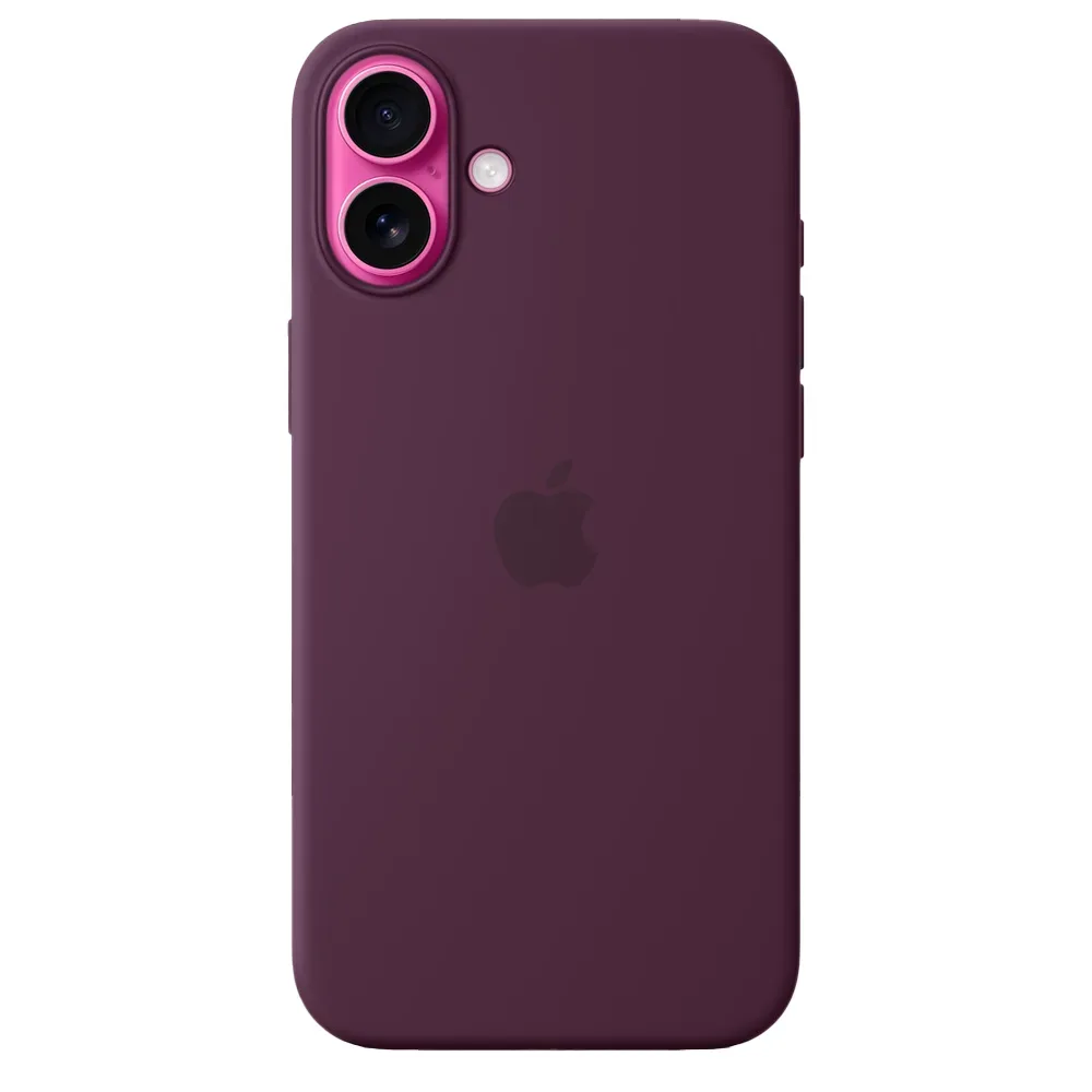 Силиконовый чехол с поддержкой MagSafe Apple Silicone Case для iPhone 16 Plus, Plum (Сливовый)