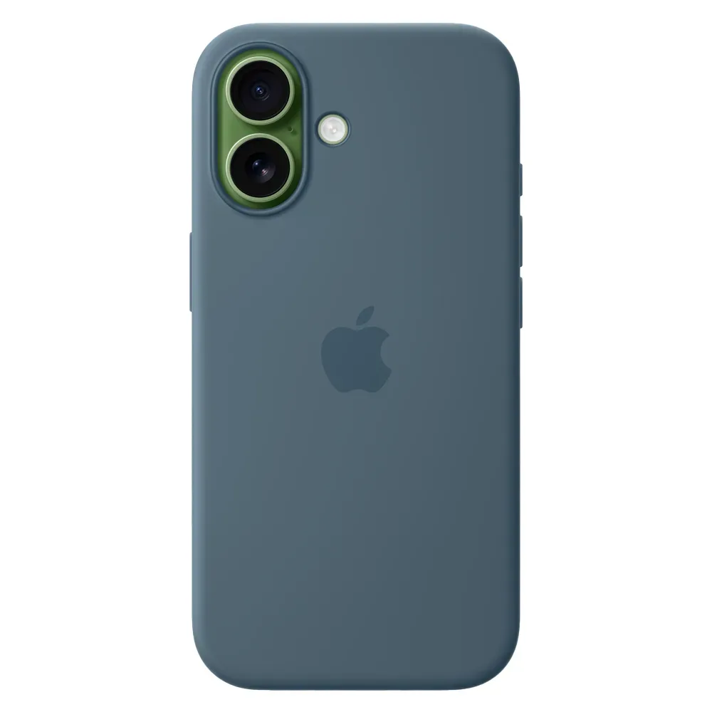 Силиконовый чехол Apple Silicone Case with MagSafe для iPhone 17, Anchor Blue