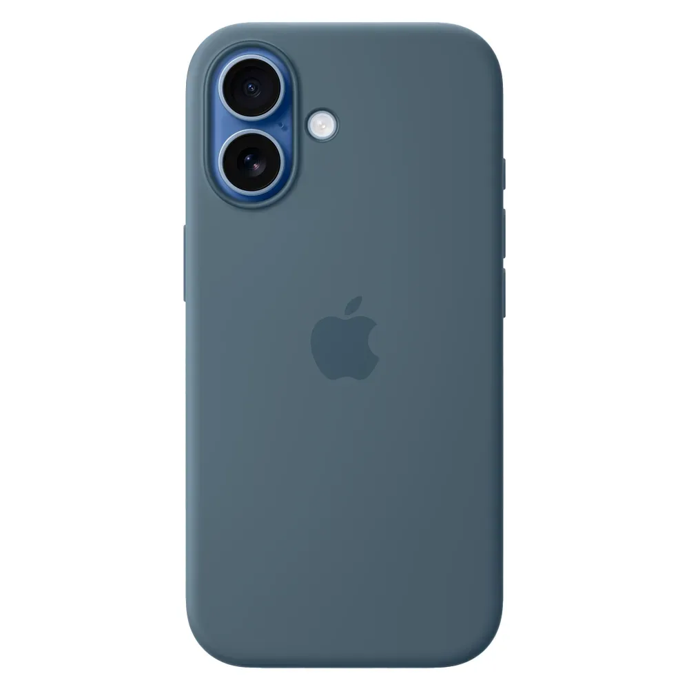 Силиконовый чехол Apple Silicone Case with MagSafe для iPhone 17, Anchor Blue