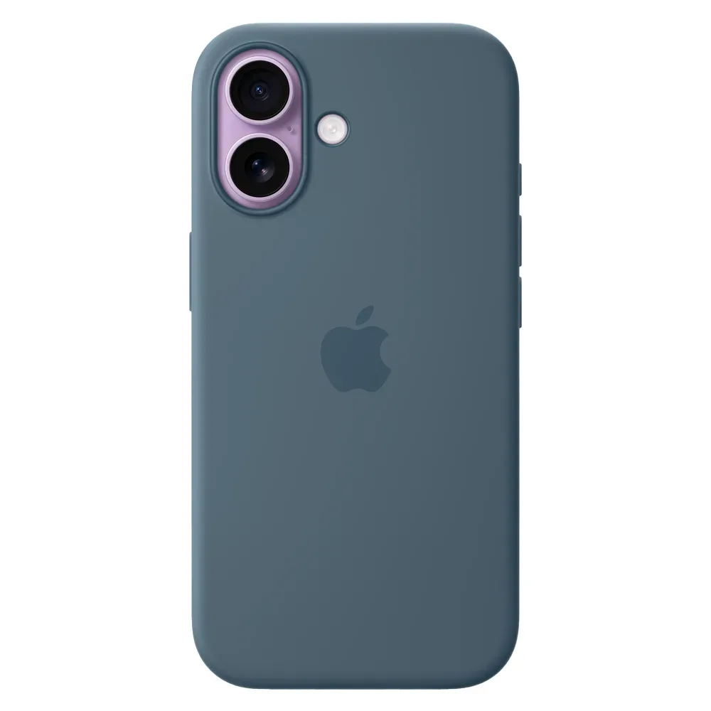 Силиконовый чехол Apple Silicone Case with MagSafe для iPhone 17, Anchor Blue