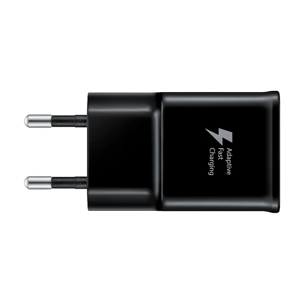 Сетевое зарядное устройство Samsung EP-TA20, USB-A + кабель Type-C, 15Вт, Black (Черный)