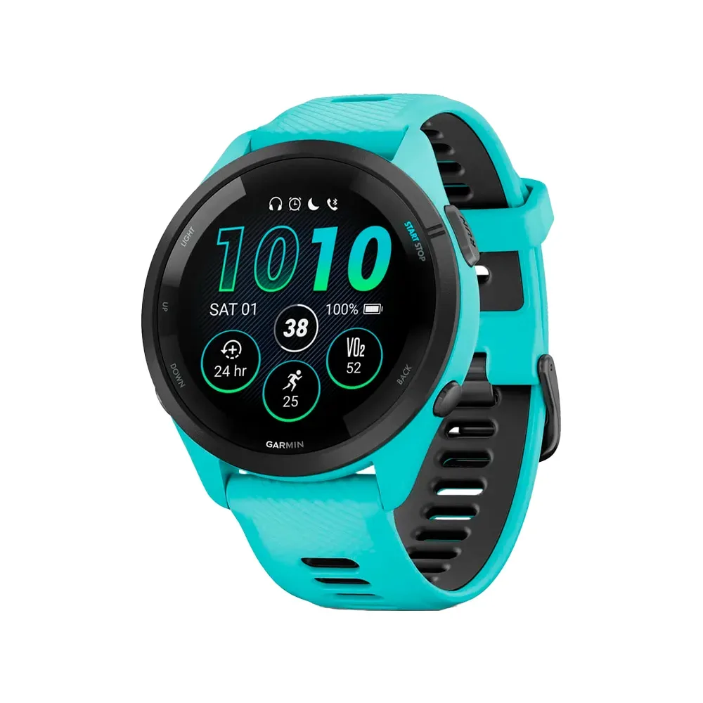 Умные часы Garmin Forerunner 265, 46mm, Aqua (010-02810-12)