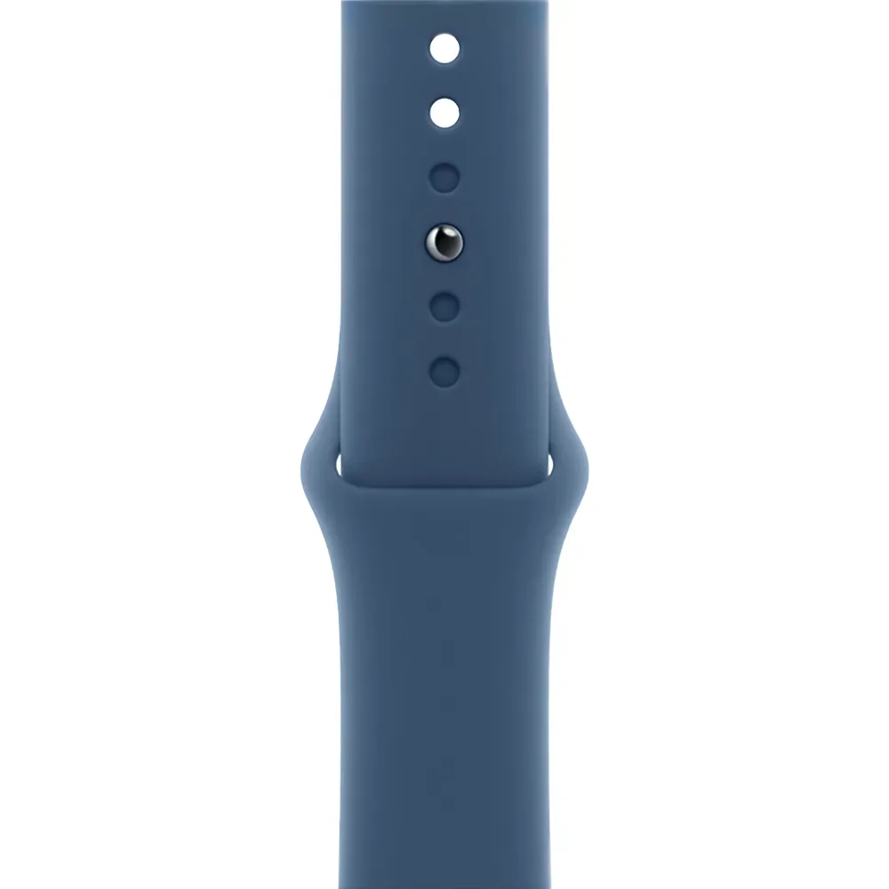 Умные часы Apple Watch SE 2 (2024) GPS, 40mm, Silver Aluminium Case with Sport Band S/M, Denim (Серебристый)