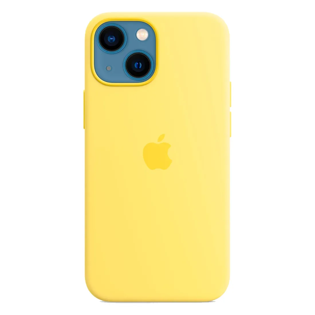 Силиконовый чехол с поддержкой MagSafe Apple Silicone Case для iPhone 13 mini, Lemon Zest (Лимонная цедра)