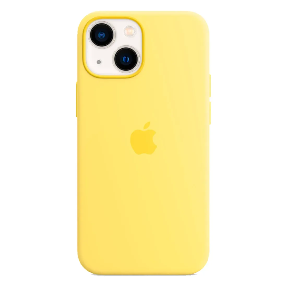 Силиконовый чехол с поддержкой MagSafe Apple Silicone Case для iPhone 13 mini, Lemon Zest (Лимонная цедра)