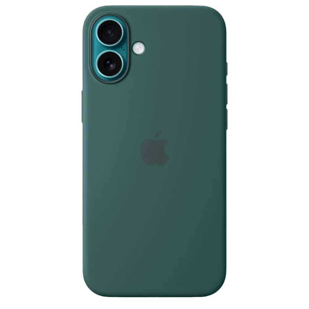 Силиконовый чехол с поддержкой MagSafe Apple Silicone Case для iPhone 16 Plus, Lake Green (Озерно-зеленый)