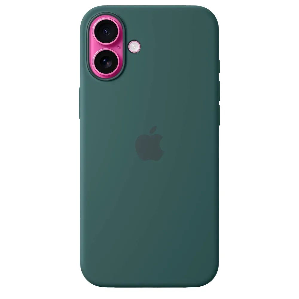 Силиконовый чехол с поддержкой MagSafe Apple Silicone Case для iPhone 16 Plus, Lake Green (Озерно-зеленый)