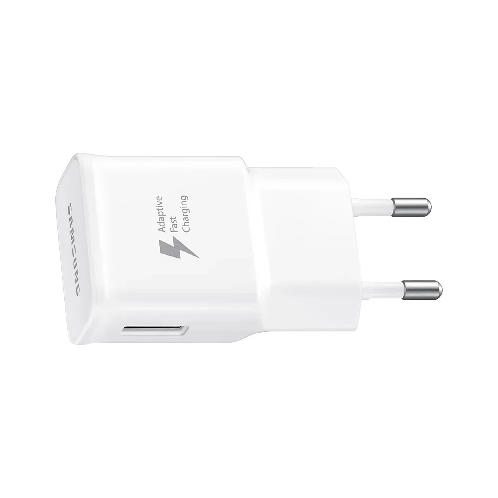 Сетевое зарядное устройство Samsung EP-TA20, USB-A + кабель Type-C, 15Вт, White (Белый)