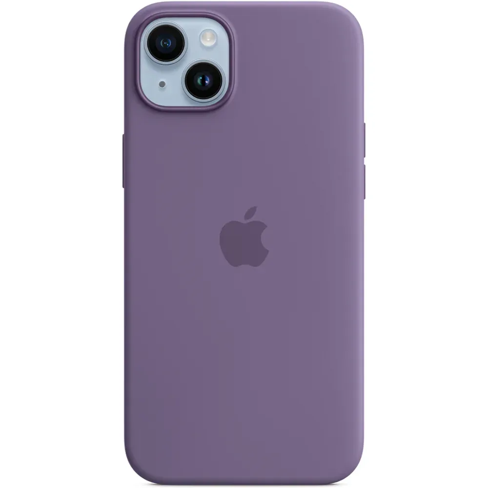 Силиконовый чехол с поддержкой MagSafe Apple Silicone Case для iPhone 14 Plus, Iris (Фиолетовый ирис)