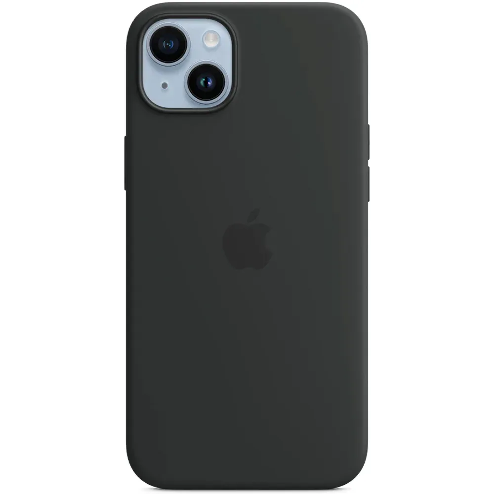 Силиконовый чехол с поддержкой MagSafe Apple Silicone Case для iPhone 14 Plus, Midnight (Темная ночь)