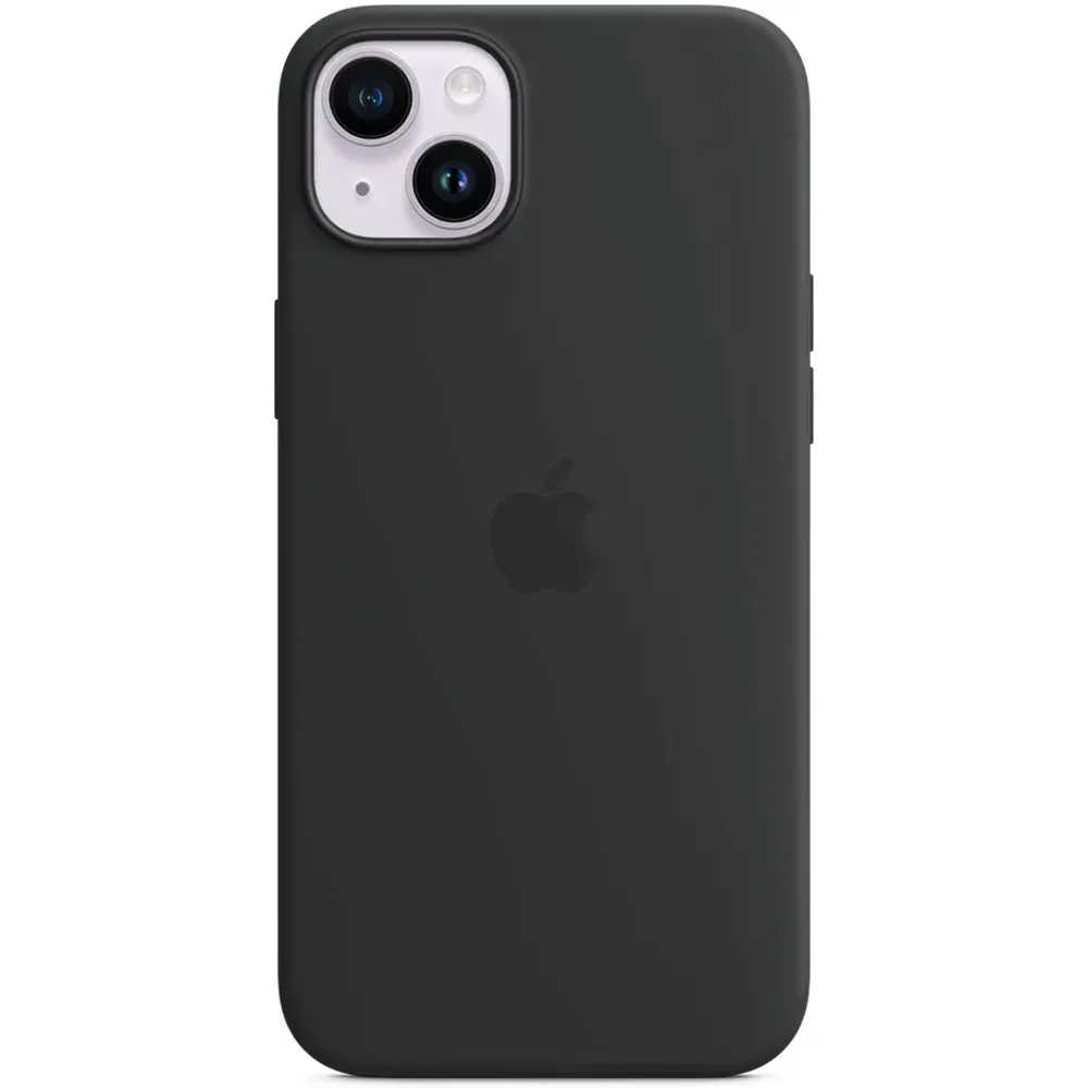 Силиконовый чехол с поддержкой MagSafe Apple Silicone Case для iPhone 14 Plus, Midnight (Темная ночь)