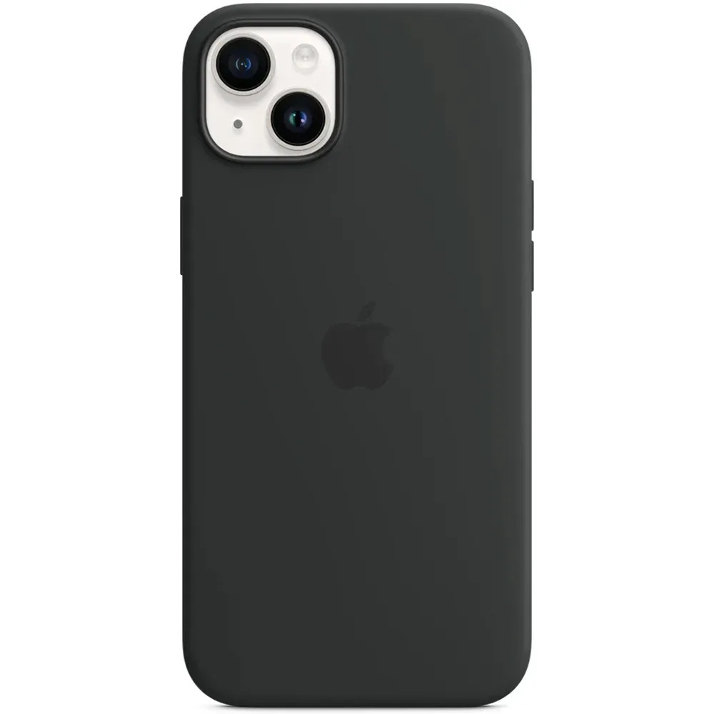Силиконовый чехол с поддержкой MagSafe Apple Silicone Case для iPhone 14 Plus, Midnight (Темная ночь)