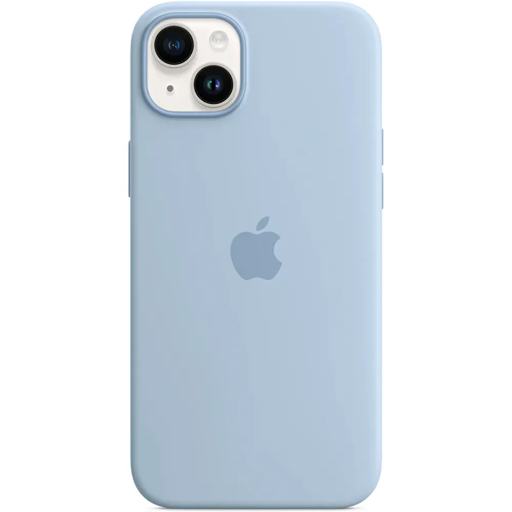 Силиконовый чехол с поддержкой MagSafe Apple Silicone Case для iPhone 14 Plus, Sky (Чистое небо)