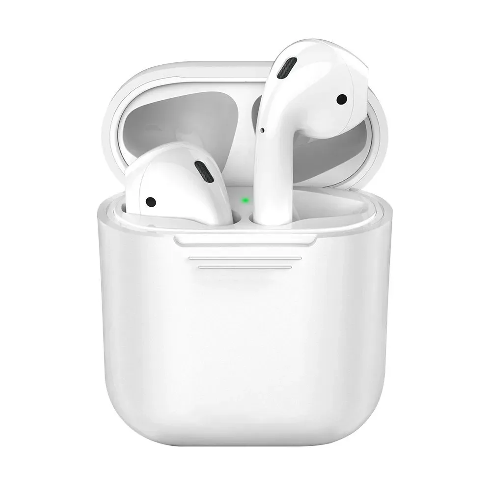 Чехол для наушников Apple AirPods 1 / 2, White (Белый)