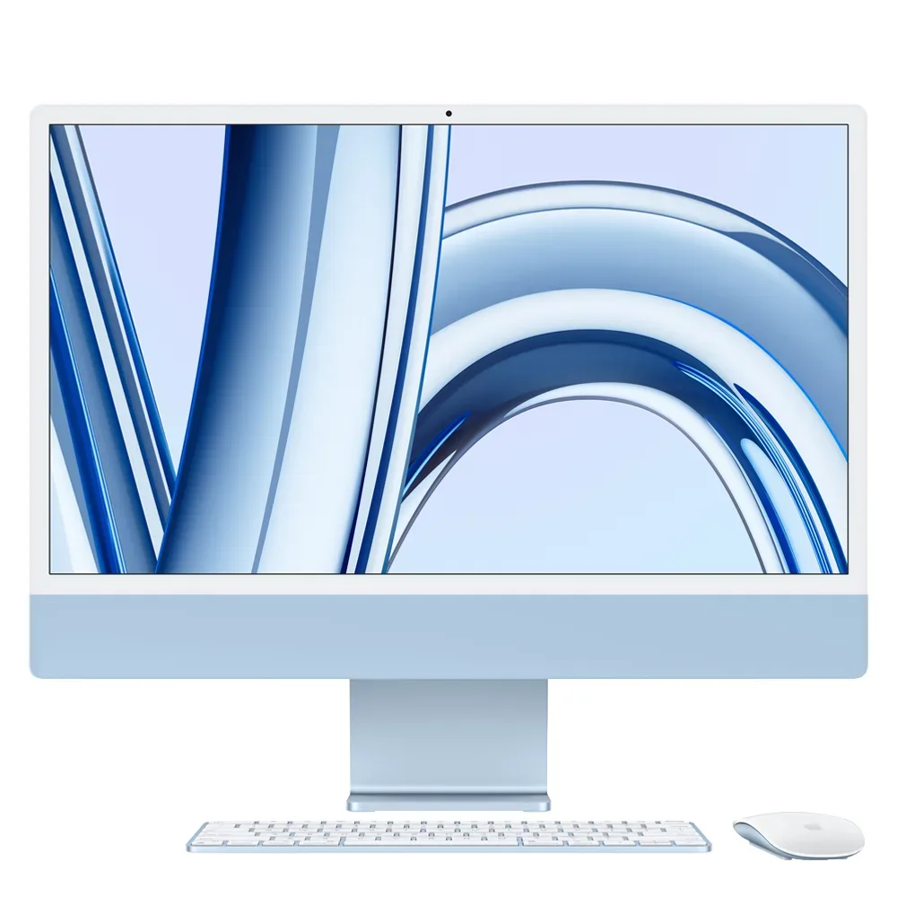 Моноблок Apple iMac 4.5K 24" (M3 8 CPU/10 GPU, 2023) 8/512GB, Blue (Синий) MQRR3