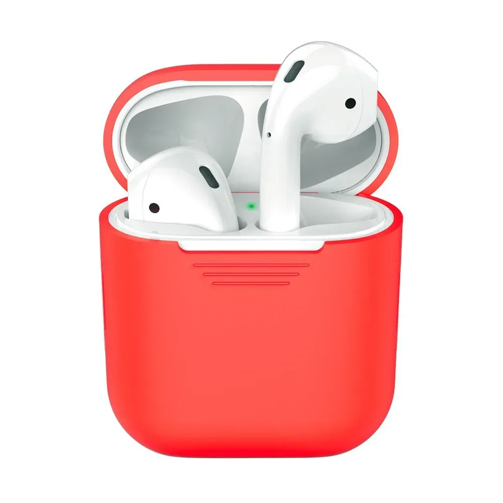 Чехол для наушников Apple AirPods 1 / 2, Red (Красный)
