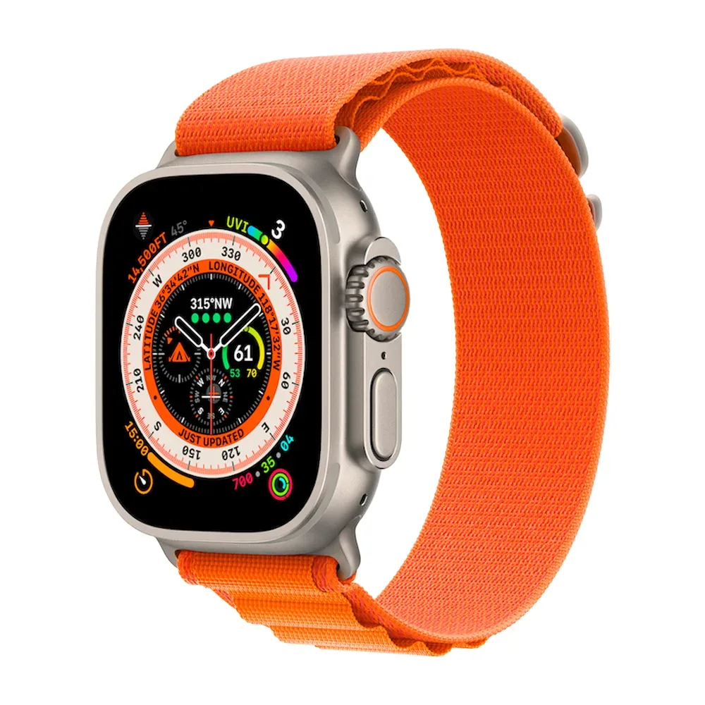 Умные часы Apple Watch Ultra GPS + Cellular, 49mm, Alpine Loop S, Orange (Оранжевый)