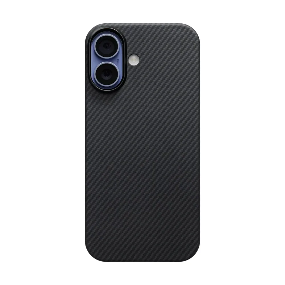 Чехол PITAKA Ultra-Slim Case для Apple iPhone 17 (PitaTap) MagSafe, Black/Gray