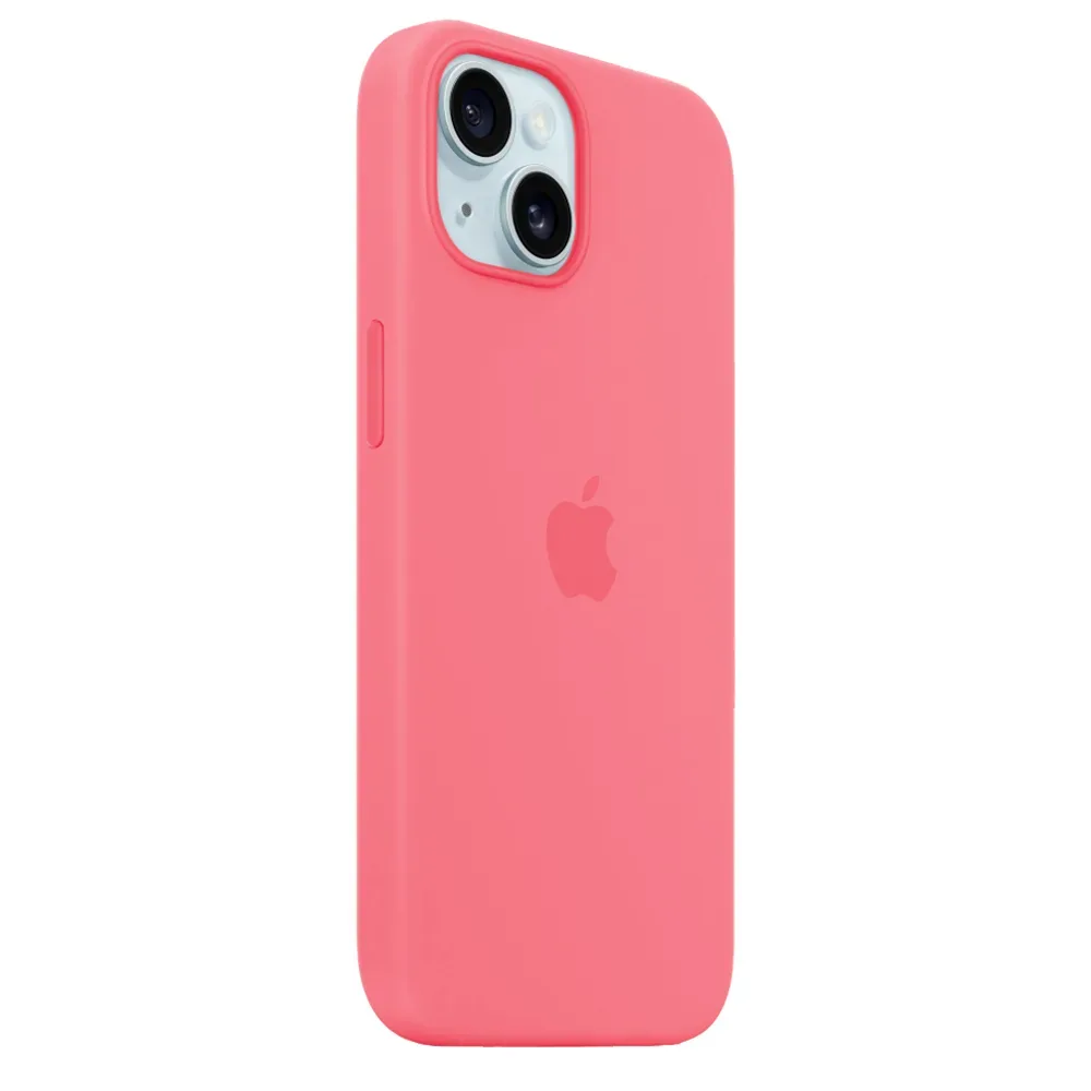 Силиконовый чехол с поддержкой MagSafe Apple Silicone Case для iPhone 15 Plus, Pink (Розовый)