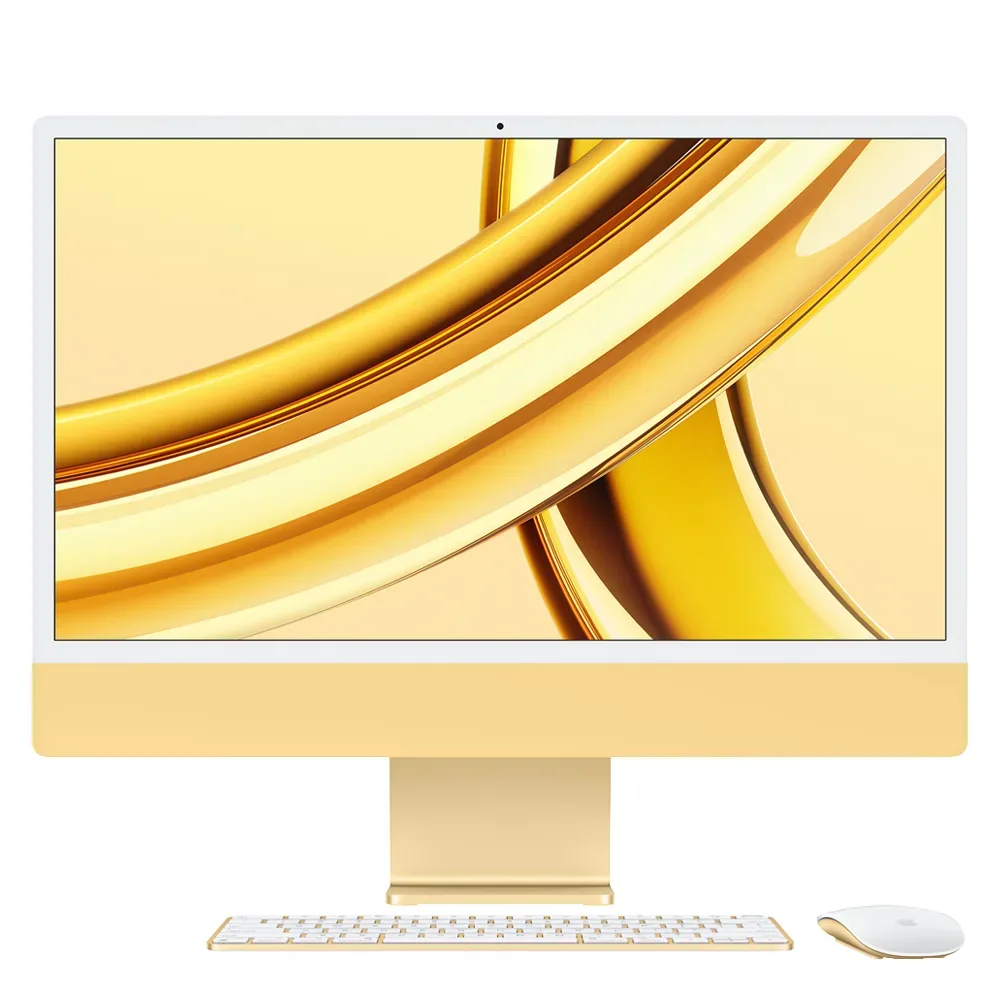 Моноблок Apple iMac 4.5K 24" (M3 8 CPU/10 GPU, 2023) 8/512GB, Yellow (Желтый)